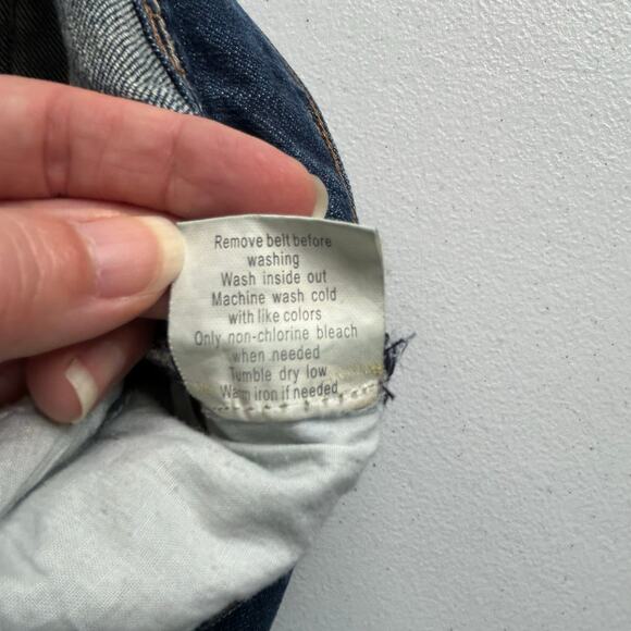 Brina & Em Cropped Capri Blue Denim Jeans Women's Sz 6 - Picture 9 of 12